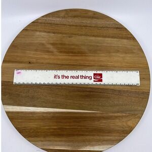 Vintage‎ Coca-Cola Its The Real Thing 12 Inch Plastic Ruler Soda Advertising